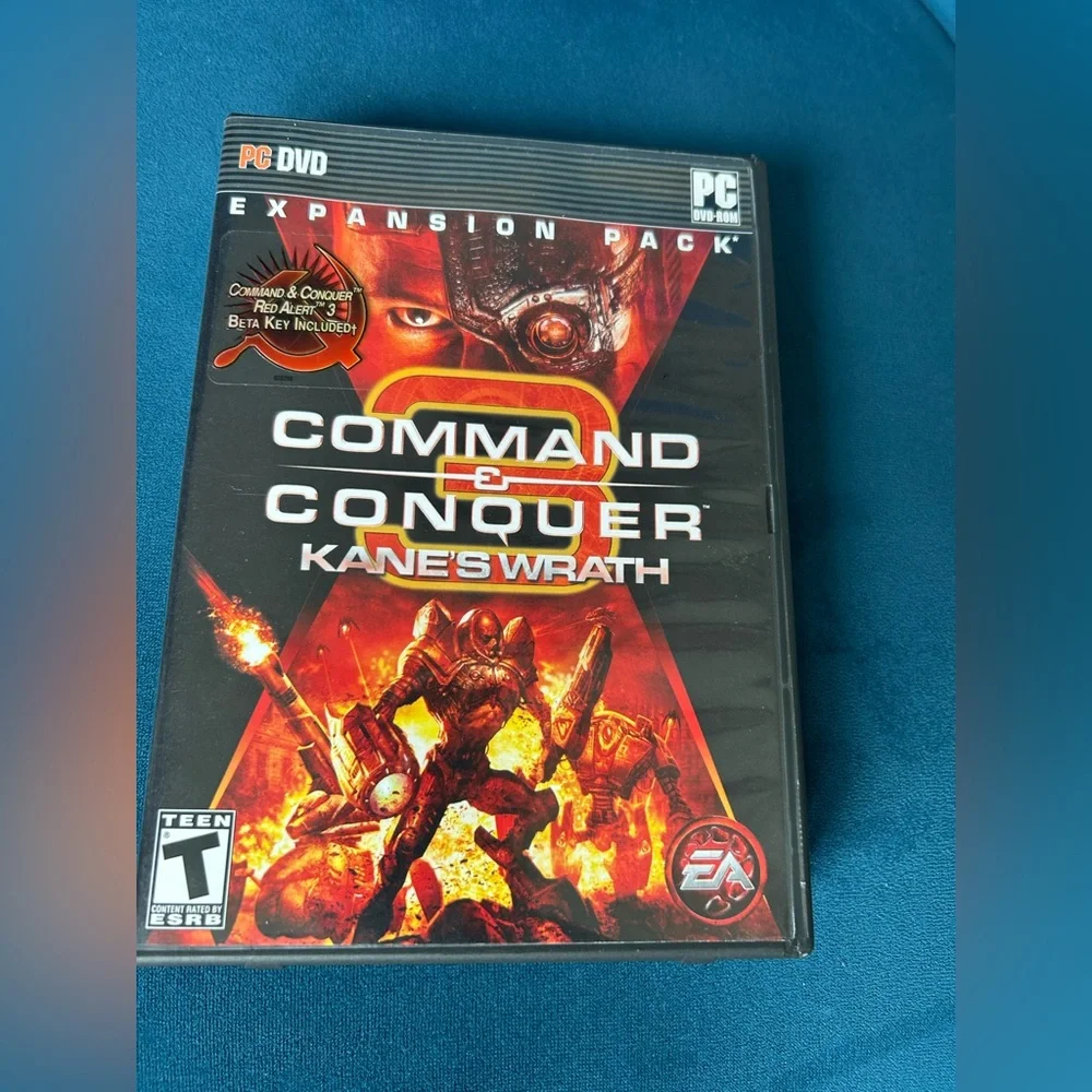 EA Command & Conquer 3: Kane's Wrath - Black Game Case